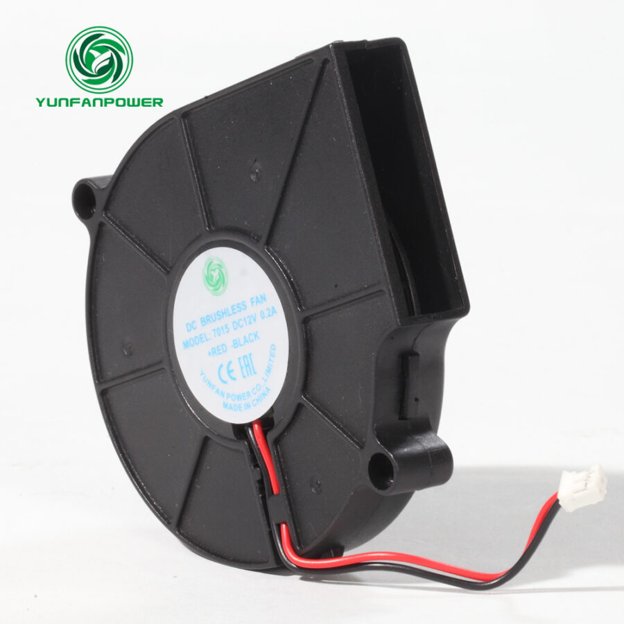 Blower fan 7015，fan size 70x15mm